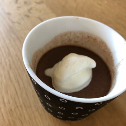 濃厚なチョコプリンでした！